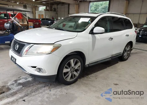 2013 Nissan Pathfinder Platinum z USA, uszkodzony, nr VIN 5N1AR2MM0DC687161